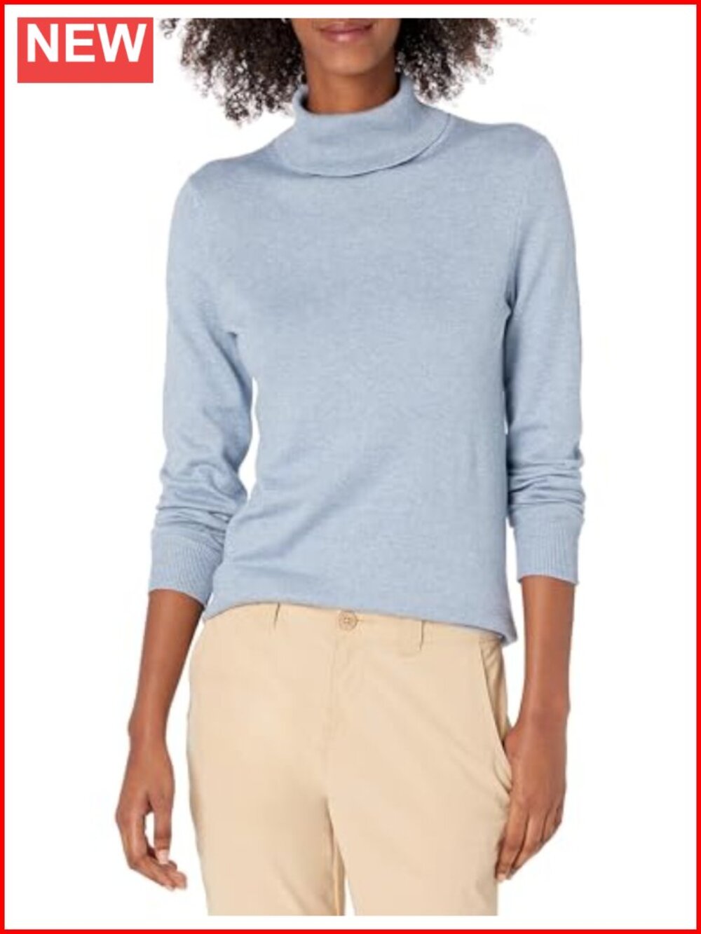 Women's Classic-Fit Lightweight Long-Sleeve Turtleneck Sweater Pullover